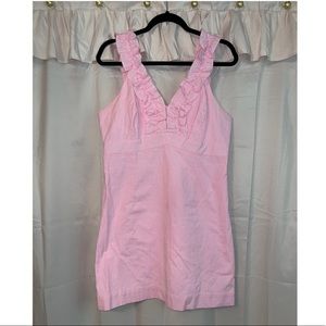 Lilly Pulitzer GUC Pink Seersucker Phoebe Shift
